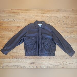 Vintage International Concepts INC Btown Leather Jacket Mens Size XL